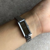 【日本直送 名牌中古包】GUCCI 古馳 手錶 銀色 方形 不鏽鋼 127.5 vintage 古董 inj62x