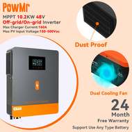 PowMr MPPT 10.2kw On-Grid/Off-Grid hybrid inverter 48Vdc 230VAC PV Panel Input 500vdc Pure Sine Wave