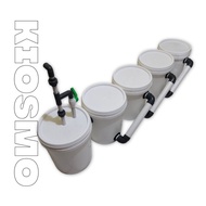Fish Pond Filter RAS System 5 Chamber Bucket 20 Liter Budikdamber