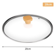 Konco glass pan Lid pan cover Universal Pan lid explosion-proof Durable pan Lid Wok cover 22cm/24cm/