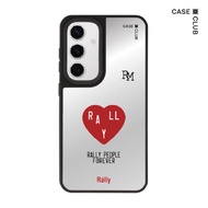 CaseClub เคสคลับ เคส ซัมซุง เคส Samsung เคส กระจก ลาย Rally People Club สำหรับ Galaxy S25 Ultra / S2