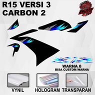 Yamaha R15 R 15 striping sticker carbon 2V3