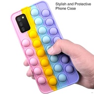 ◘㍿☄Relive Stress Silicone Case for Samsung Galaxy Pop Push it Bubble Fidget Toys Case
