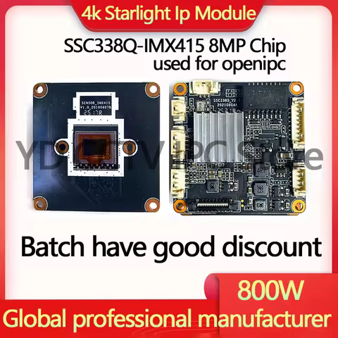 8MP Son SSC338Q IMX415 4K Ip Camera Module Human Motion Detection800w Webcam Onvif Rtsp LMS Security