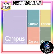 Kokuyo Campus Notebook Limited B5 Dot A Rule 5 Color Pack Baked Colors No-3CATN-L35X5 A Rule (7mm)