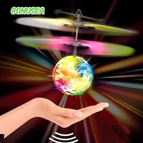 Flying Luminous Ball Toys RC Helicopter Aircraft Plane Flight Balls Led Light Electronic Infrared In