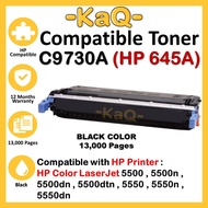 Black Compatible 645A C9730A C9730A 9730A 9730 Toner Cartridge for Color LaserJet 5500 5500n 5550 55