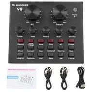 Professional External Sound  Audio Interface for Computer Recording Live DJ Sound Mixer one Voice Changer with Bluetooth