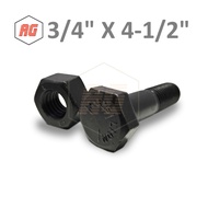 HTB GRADE ASTM A325 STEEL BOLT + 2H NUT 3/4 X 4-1/2