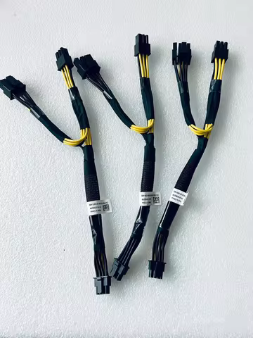 New Original TR5TP 0TR5TP GPU Cable 8pin(6+2) male For Dell R740 R740XD Riser Graphic Card Power Cor