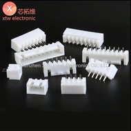 (50Pcs) XHB2.54 Straight Pin Socket with Buckle Socket 2P 3P 4P 5P 6P 8P 9P 10P 11P 12P Straight Pin