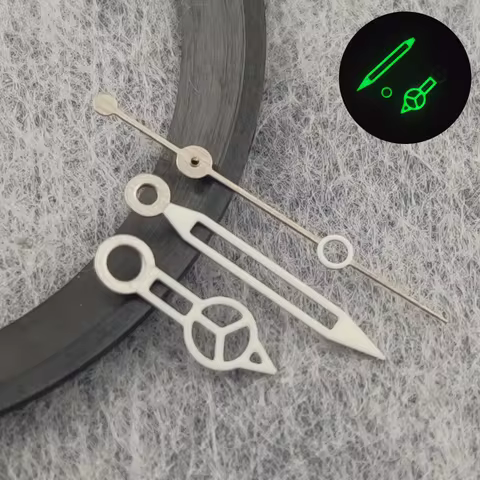 White Watch NH35 Hands Green Blue Red Green Orange Multiple Colors Luminous For Seiko NH34 NH35A NH3
