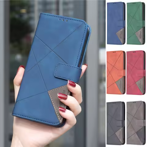 Magnetic Leather Flip Case For Samsung Galaxy M06 M16 F16 F06 A06 4G A16 A26 A36 A56 5G Coque Phone 