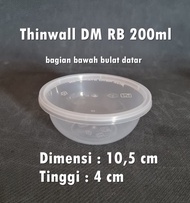 Thinwall DM RB 200ml Round Bowl