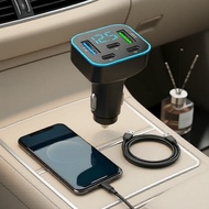 66W,5(2USB+3Type-C),PD/QC3.0  Pengecas Kereta 66W, 5 Port (2 USB + 3 Type-C) PD/QC3.0 Pengecasan Pan