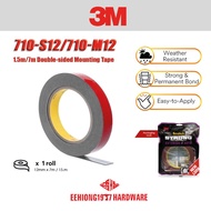3M Scotch 710 12mmx1.5m 12mmx7m Strong Red Auto & Exterior Double-sided Mounting Tape 710-M12 710-S1