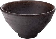 YWH-WH Bowl Ceramic Bowl 5.5 Inch Folk Culture Bowl Creative Stoneware Tableware, Soup Folk Culture Bowl, Ice Cream Folk Culture Bowl Cooking &amp; Dining (Color : Brown, Size : 14 * 14 * 6.5cm)