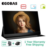 【Wifi + Touchscreen】EGOBAS 15.6'' - 17.3'' Portable Monitor Smart IPTV/4K Decod/Bluetooth/Gaming monitor for Switch/Xbox