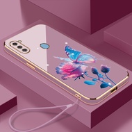 Casing Samsung A11 Samsung A21S Samsung A31 Samsung A51 4G Samsung A71 4G Phone Case Rose Silicone p