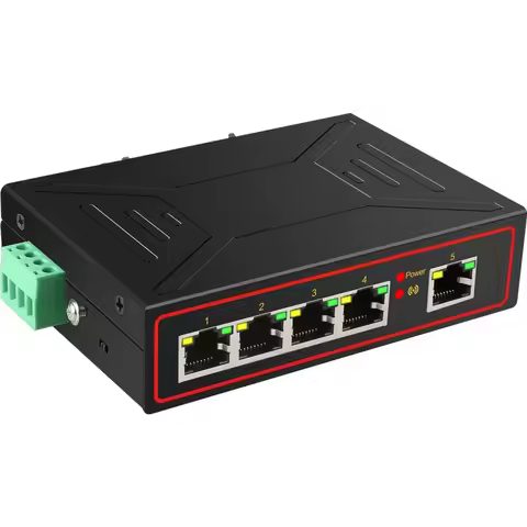 5 Ports Desktop 1000 Mbps Switch 1000M Fast RJ45 Ethernet Switcher LAN Switching Hub Adapter Auto-ad