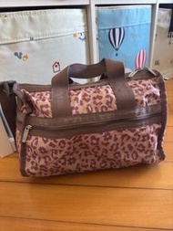 LeSportsac 台灣限定款 粉紅色豹紋