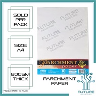Parchment Paper Certificate Paper Dimploma Ordinary Colored 80gsm 90gsm (10) Sheets [Future Ind]