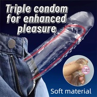condom berduri kondom sarung berduri tahan lama kondom duri sedap asian fit for men silicone 安全套