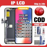 LCD Ip X XR XS MAX 11 12 13 14 15 16 Pro MAX 12 13 MINI 6 6s 7 8 Plus  Compatible For Glass Touch Sc