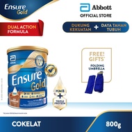 Ensure Gold HMB Cokelat 800 g - Nutrisi Dewasa Rendah Laktosa