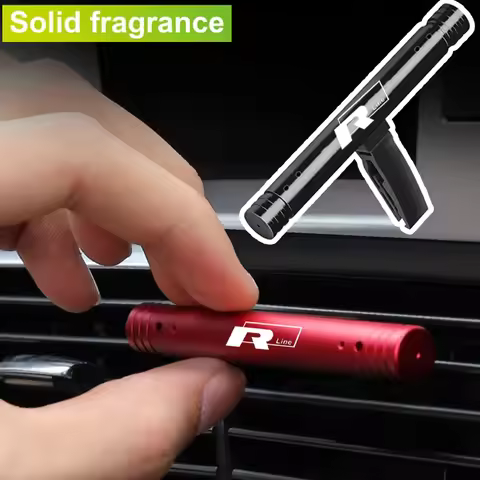 1Pc Car Air Outlet Perfume For Volkswagen VW Rline R Line Polo 6N 6N2 6C 9N 9N3 Golf Air Vent Clip P