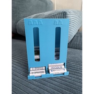 AA AAA Storage Holder Box 2A 3A Double Triple A Battery Checker Organizer