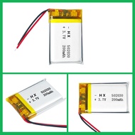 502030Polymer lithium battery wholesale200mAh 3.7V Bluetooth Headset Lithium Battery Supply for Beau