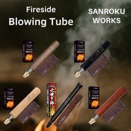 Sanroku Fire Blowing Pipe – Telescopic Fire Starter Tool with Case for Camping & BBQ