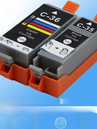 หมึกแท่งแบบถอดได้ Hua Color สำหรับ Canon Pixma iP100 TR150 PGI-35BK CLI-36 หมึกแท่งแบบถอดได้สำหรับเค