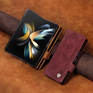 SAMSUNG GALAXY FOLD 2 FOLD 3 FOLD 4 FOLD 5 FOLD 6 FOLD 7 CASEON FLIP WALLET CARD SLOT LEATHER CASE C