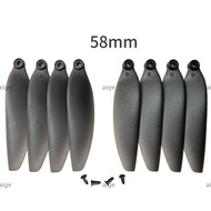 AIGE Folding Propeller Blades, 58mm/66mm Black Remote Control Drone Parts,  Universal Plastic Quadco