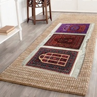 Albeit Mini Platinum Carpet Prayer Rug 35 x 60 CM Thick Travel