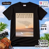 DENMARK Souvenir T-SHIRT DENMARK 11TAG made of 24s combed cotton