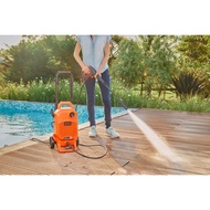 BLACK+DECKER เครื่องฉีดน้ำแรงดันสูง 125 บาร์ 1700W BEPW1800T-B1