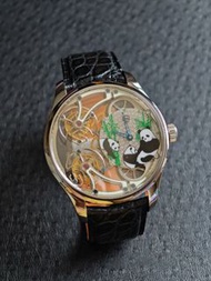 Sakura🌸 Panda Double Tourbillon Limited Edition Watch 櫻花🌸雙陀飛輪熊貓手錶