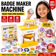 Badge Maker Machine DIY Button Maker Set Children's Badge Punch Kit 55mm Button Badge Machine