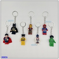 VENTA Compatible with Lego Keychain Drawing School Bag Pendant Chain Minifigure Building Blocks Coup