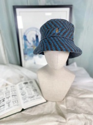 Vivienne Westwood 藍棕色漁夫帽