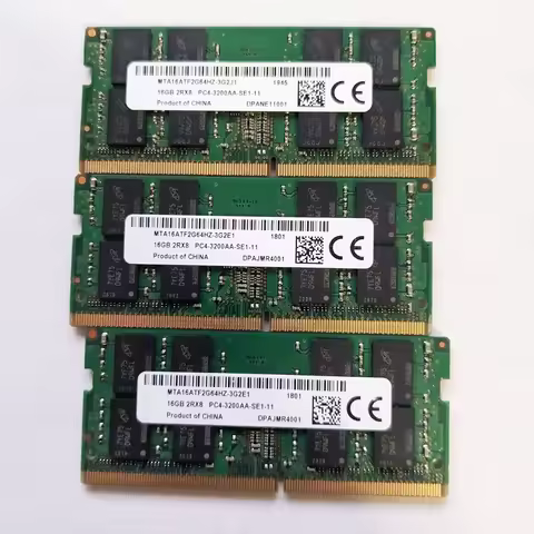 1PCS RAM MTA16ATF2G64HZ-3G2J1 Notebook Memory Fast Ship High Quality 16G 16GB 2RX8 DDR4 3200