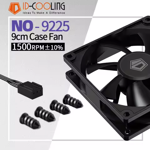 ID Cooling NO 9225 High Quality PC Case Fan Quiet 1500rpm 12V DC 3pin Computer CPU Silent Cooling Ch