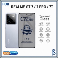 LAYAR Tempered glass Anti-Scratch Ceramic Spy Realme GT7/7 Pro/7T Full Screen Mobile Phone Screen