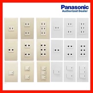 Panasonic  1way switch and outlet.  1 gang, 2gang, 3 gang.