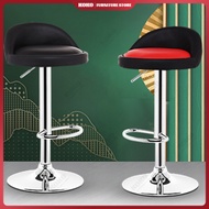 Folding chair bar chair bar chair lift swivel backrest chair household fashion high stool front bar stools