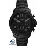 Fossil FS5603 Quartz Bowman Chronograph Analog Black Tone Stainless Steel Case Bracelet  Men's Watch