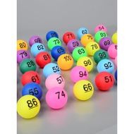 Color Number Number Ball Marking Lottery Number Table Tennis Lottery Box Lottery Machine Dedicated E